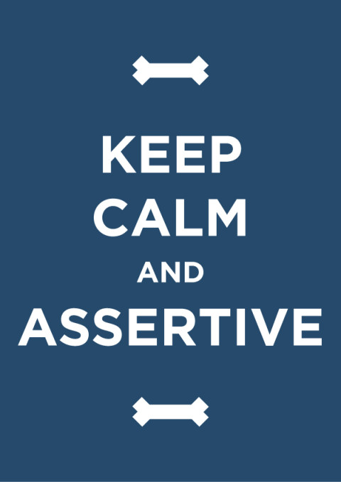 Keep Calm and Assertive