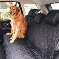 Bonve Pet Dog Seat Cover - Waterproof Pets Car Seat Covers Liner with 2 Adjustable Pet Car Seats Safety Belts 