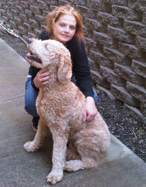 Me and Toby the Goldendoodle Male