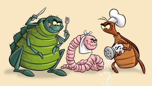 flea-worm-tick-cartoon