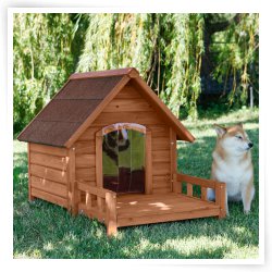 Ware Ultimate A-Frame Dog House with Optional Insulation & Door