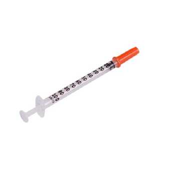 1ml Syringes with Caps (Pack of 25)