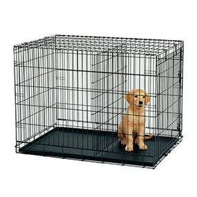PUPPY CRATE WITH DIVIDER