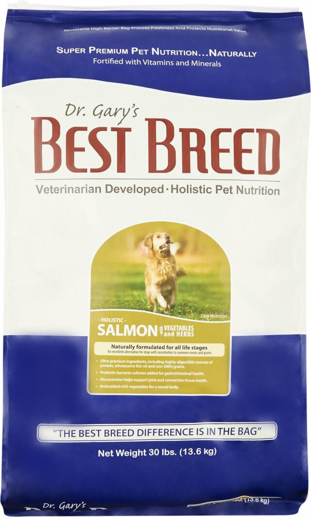 Dr. Garyâ€™s Best Breed Holistic Salmon with Vegetables & Herbs , 30-lb bag â€“