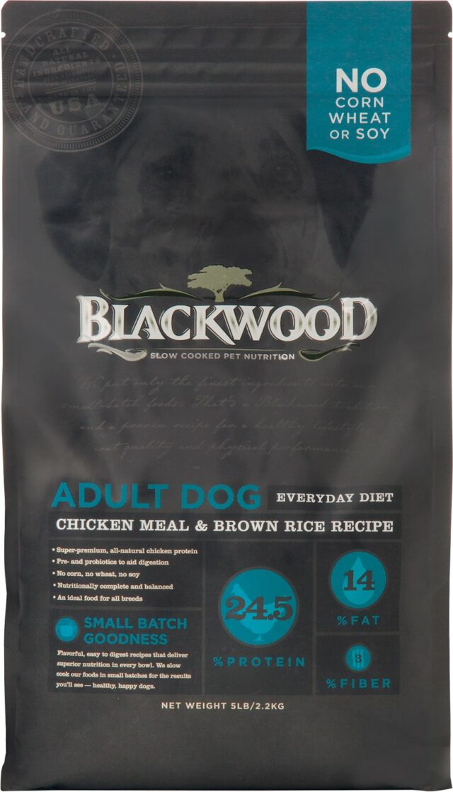 BLACKWOOD pea free dog food 
