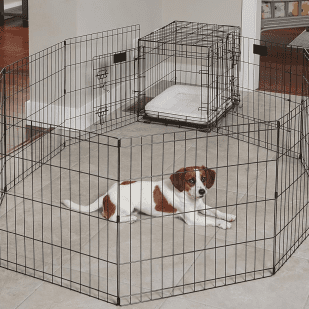 Midwest Crate connected to Midwest Playpen